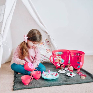 عروسک سورپرایزی Itty Bitty Prettys مدل Tea Party بزرگ با 25 سورپرایز -اسباب بازی